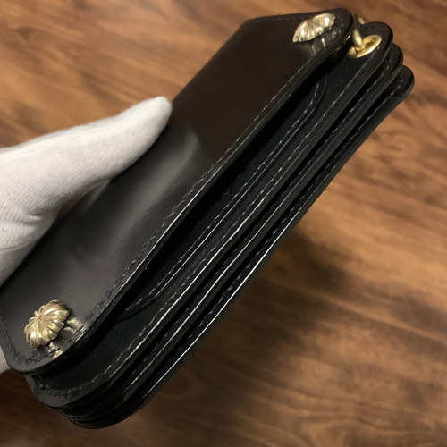 トラッカーウォレット 昭南多脂ベンズ ミドル CA008 二つ折り財布