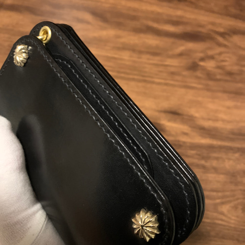 トラッカーウォレット 昭南多脂ベンズ ミドル CA008 二つ折り財布