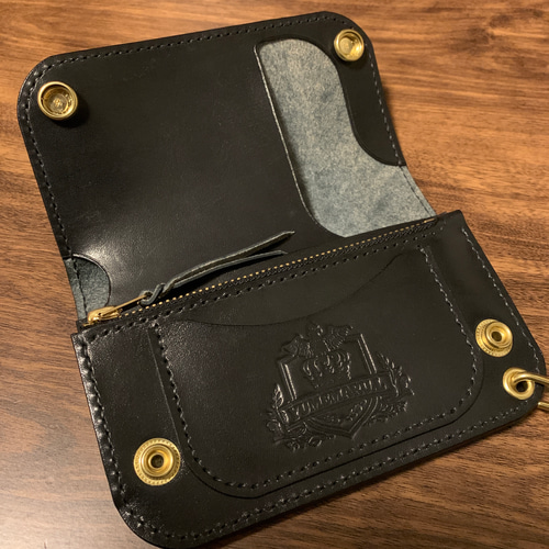 トラッカーウォレット　昭南多脂ベンズ　ミドル　CA008 トラッカーウォレット 昭南多脂ベンズ ミドル CA008 二つ折り財布
