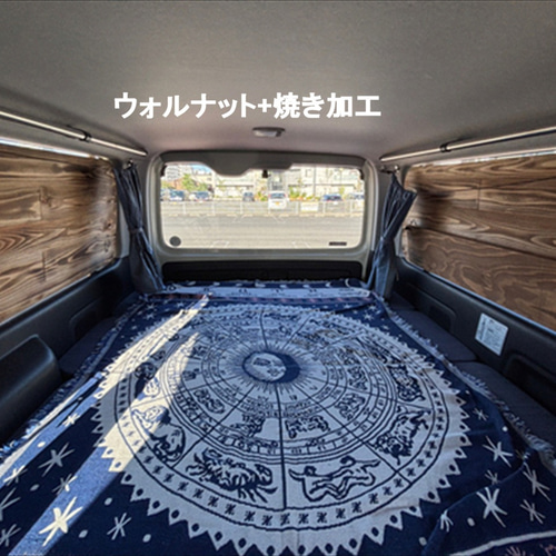 ハイエース　新作ウインドウパネル　有孔ボード+簡易テーブルVer2　片側　車中泊 ハイエース 新作ウインドウパネル 有孔ボード+簡易テーブルVer2 片側