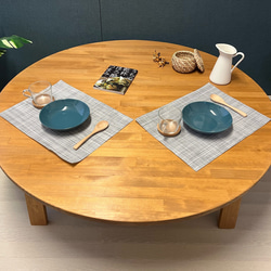 【送料無料】 ローテーブル 丸形 60cm スギ 木組固定脚 送料無料】 ローテーブル 丸形 60cm スギ 木組固定脚 | iichi 日々の