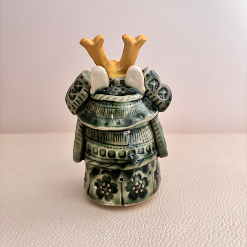 わんこ大将 パグ 鯉のぼり 兜 陶器 立体・オブジェ Atelier Romney