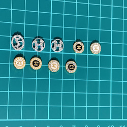 ネイルパーツ ロゴ デコパーツ ブランド風 その他アクセサリー hana