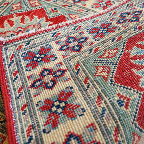アフガニスタン手織り絨毯 89×60cm｜ガズニーウール・草木染めの