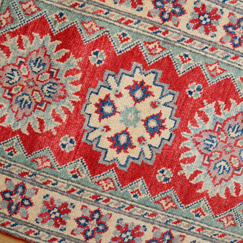 アフガニスタン手織り絨毯 89×60cm｜ガズニーウール・草木染めの