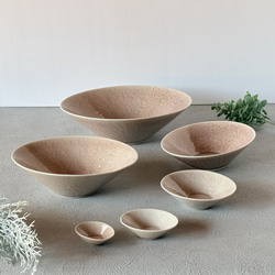 石目の小さな小さな豆楕円鉢　和モダン 7枚目の画像