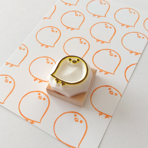 吹き出しヒヨコ 消しゴムはんこ はんこ・スタンプ NICOsmile