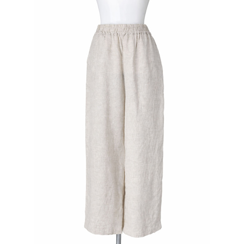 LINEN TUCK WIDE PANTS【リネンタックワイドパンツ】C2312 キュロット