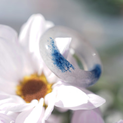 ☆石英雕刻戒指中的杜莫特石~藍色花園 第4張的照片