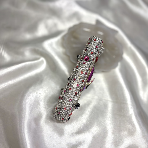 キラキラ✨️ピンク×レッド×パープル×ブラック Y2K 口紅 ギャル 蛇