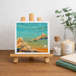 はじけてgoldfish｜原画｜インテリアアート｜キャンバス作品｜北欧