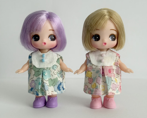 リカちゃん ブライス アウトフィット ～猫柄大人ワンピース／ピンク～ 385380a98b25fa94b987448749783c