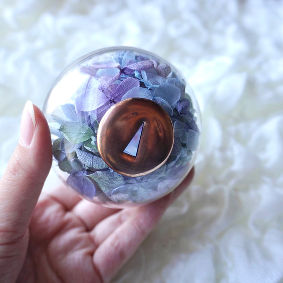 紫陽花の万華鏡❁﻿プリザーブドフラワー アレンジメント 枯れないお花 11枚目の画像