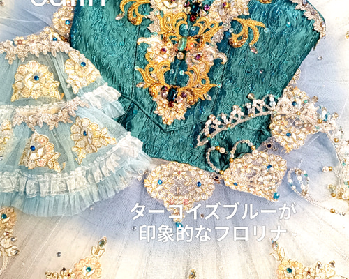✳️バレエ衣装USED販売✳️（レンタル可能）フロリナ（ティアラセット