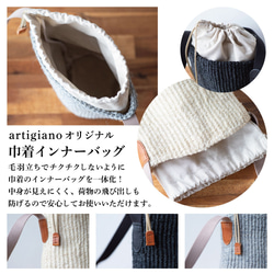 【丸みを帯びた巾着シルエット】サイザルショルダーバッグ かごバッグ 夏バッグ 斜め掛け ナチュラル ak-58si 15枚目の画像