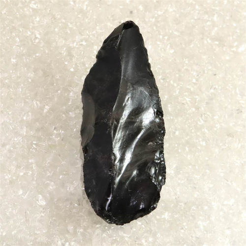 黒曜石　石器 男のロマン　　２５０１１５－９９ 黒曜石 打製石器 99mm 後期旧石器時代 東北・北海道地域 79.0g #85670