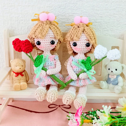 ✿三つ編みの女の子 着せ替えあみぐるみ あみぐるみ Karin✿ 通販