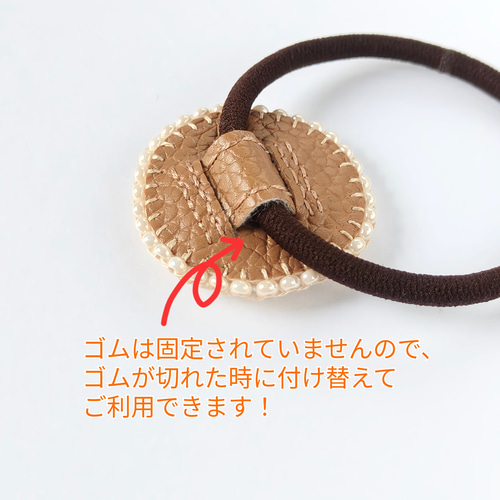 ビーズ刺繍◇ヘアゴム 002 ヘアゴム isoa/イソア 通販 2062149
