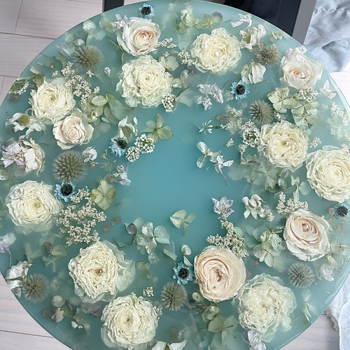 flower stool ❉ レジン スツール チェア サイドテーブル コーヒー