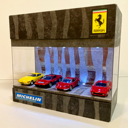 1/64仕様・退廃的・ディスプレーBOX /白色LED照明10灯・ネオガレージ 1/64仕様・退廃的・ディスプレーBOX /白色LED照明10灯・ネオガレージ