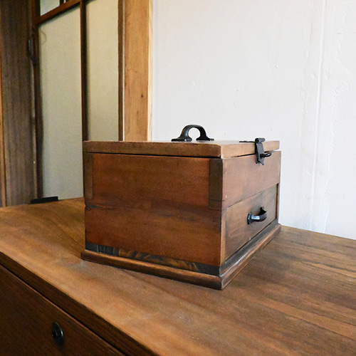 昭和の裁縫箱をリメイクした小引き出し｜卓上収納 古家具 一点物 和