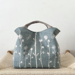 1点のみミナペルホネン 激レアtarte 小ぶり巾着バッグ ショルダーにも ⚮̈ミナペルホネン forest tile シプリバッグ 巾着ショルダーバッグ