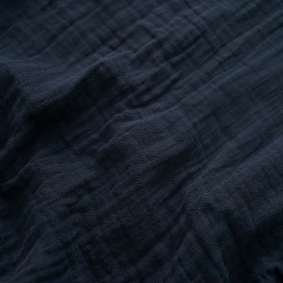 ショートガーゼロンT/ブラック/知多木綿3重ガーゼ 14枚目の画像