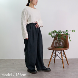 ショートガーゼロンT/生成り/知多木綿3重ガーゼ 9枚目の画像