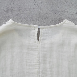 ショートガーゼロンT/生成り/知多木綿3重ガーゼ 13枚目の画像