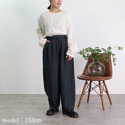 ショートガーゼロンT/生成り/知多木綿3重ガーゼ 8枚目の画像