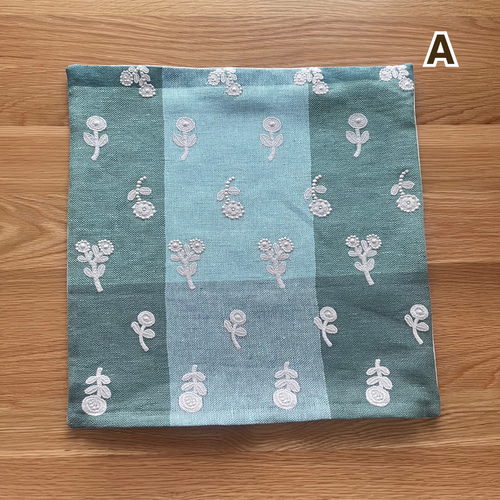 春 mina perhonen bonheur クッションカバー ミナペルホネン の刺繍
