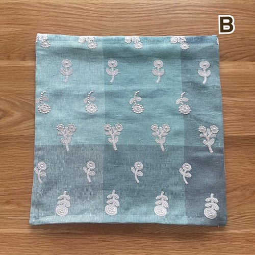 春 mina perhonen bonheur クッションカバー ミナペルホネン の刺繍