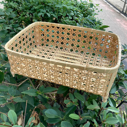 竹かご　八つ目編みかご 竹かご 斜め八つ目編み その他ケース 竹＆木ぼー 通販 17101918