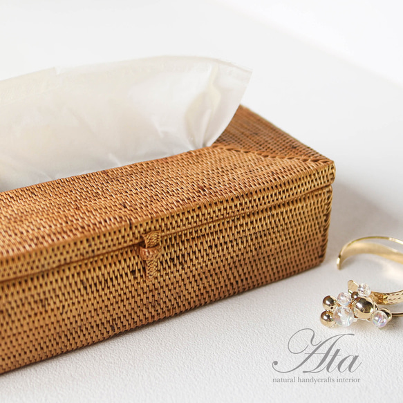 ◆翌日出荷◆ アタ製のシンプルなティッシュボックス ( ティッシュケース BOXティッシュケース ) Ａ０３ 4枚目の画像