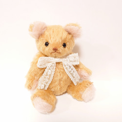 ゴールドモヘア テディベア 18.5cm ぬいぐるみ yukumao 通販 17497730