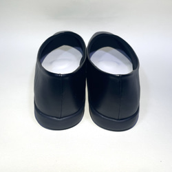 超輕量、平底、舒適♪ 防水平底鞋（黑色 x 霧面黑等）22.0cm - 26.0cm 第3張的照片
