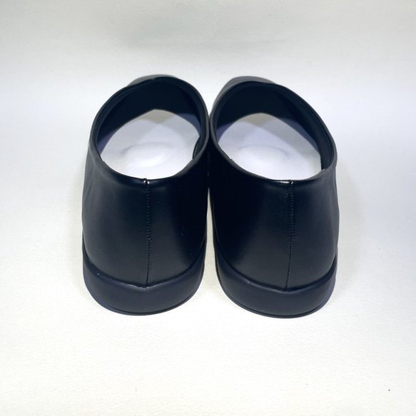 超輕量、平底、舒適♪ 防水平底鞋（黑色 x 霧面黑等）22.0cm - 26.0cm 第3張的照片