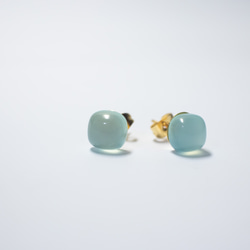 カルセドニー ピアス（スタッド・一粒） の人気通販｜Creema(クリーマ
