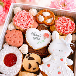 うさぎちゃんバレンタインクッキー缶♥ クッキー Make up Sugar 通販