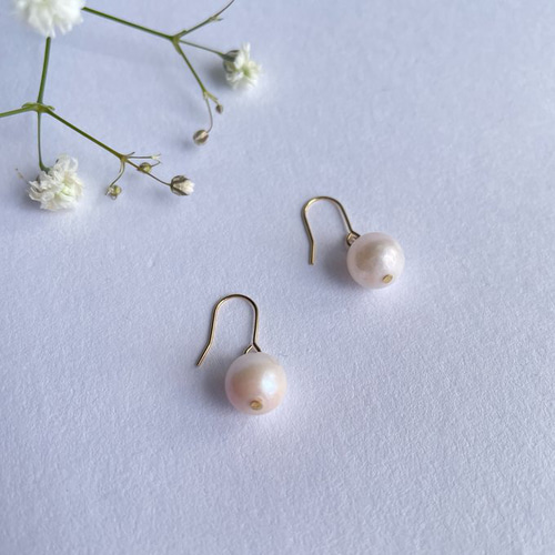 本真珠アコヤパールピアス／イヤリング 8mm｜一粒の上品な輝き｜母の日 
