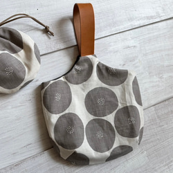 新作♡あんぱん柄♡小さいのにちゃんと主役♪ミニバック★革の持ち手が可愛い♡母の日や誕生日プレゼントにも♪ 6枚目の画像