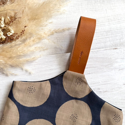 新作♡あんぱん柄♡小さいのにちゃんと主役♪ミニバック★革の持ち手が可愛い♡母の日や誕生日プレゼントにも♪ 12枚目の画像