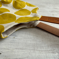 新作♡あんぱん柄♡小さいのにちゃんと主役♪ミニバック★革の持ち手が可愛い♡母の日や誕生日プレゼントにも♪ 5枚目の画像