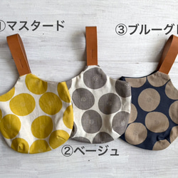 新作♡あんぱん柄♡小さいのにちゃんと主役♪ミニバック★革の持ち手が可愛い♡母の日や誕生日プレゼントにも♪ 2枚目の画像