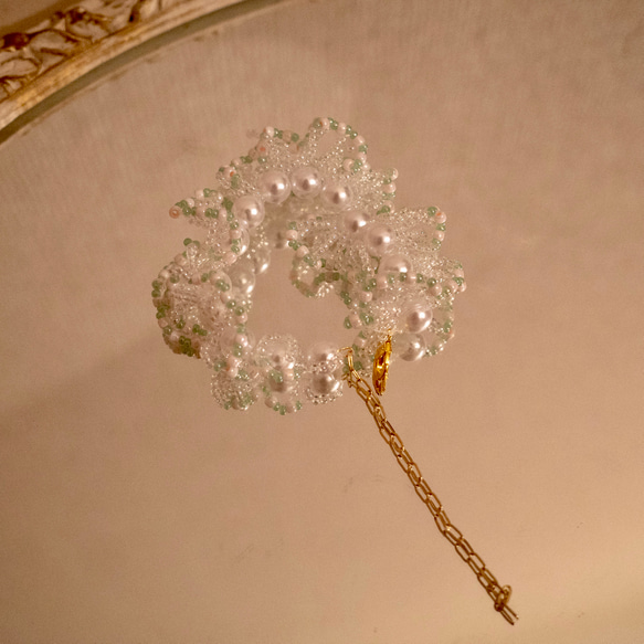 お花畑のようなブレスレット　-spring garden bracelet- 2枚目の画像