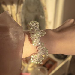 お花畑のようなブレスレット　-spring garden bracelet- 3枚目の画像