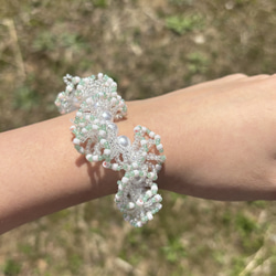 お花畑のようなブレスレット　-spring garden bracelet- 5枚目の画像