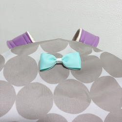 ランドセルレインカバー　ドット　ベージュ　全ランドセル　横型　ランリュック対応 2枚目の画像