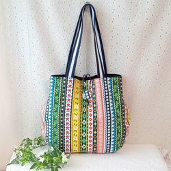 北欧風 パッチワーク柄 ＊ ハンドバッグ ハンドバッグ ＊lily＊ 通販