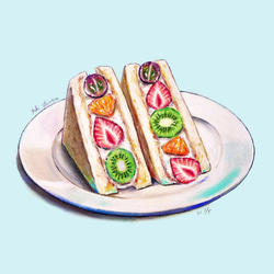 【夏限定】小さな夏カフェ5点セット｜ミニアート 9枚目の画像